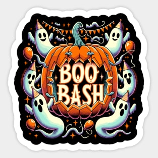 Electrifying 'Boo Bash' design Sticker